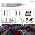 6/10/14/18 in 1 Led Car Ambient Lights RGB 213 64 Color Acry