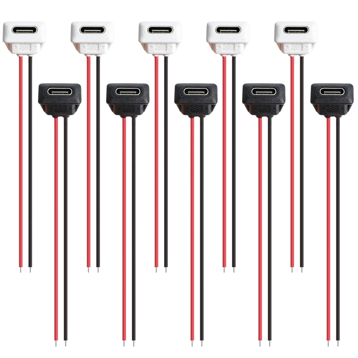 5/10pcs Type-C Female Chassis Connector USB C Female Chassis