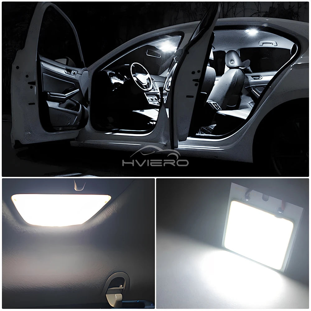 1/2/10PCS Cob 16 24 36 48SMD White Reading Lamp Led T10 Car 