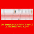 LED TV Backlight Strip for HZ55A65E HZ55A66E HZ55A67E HZ55A68E HD550V3U81-K1S1