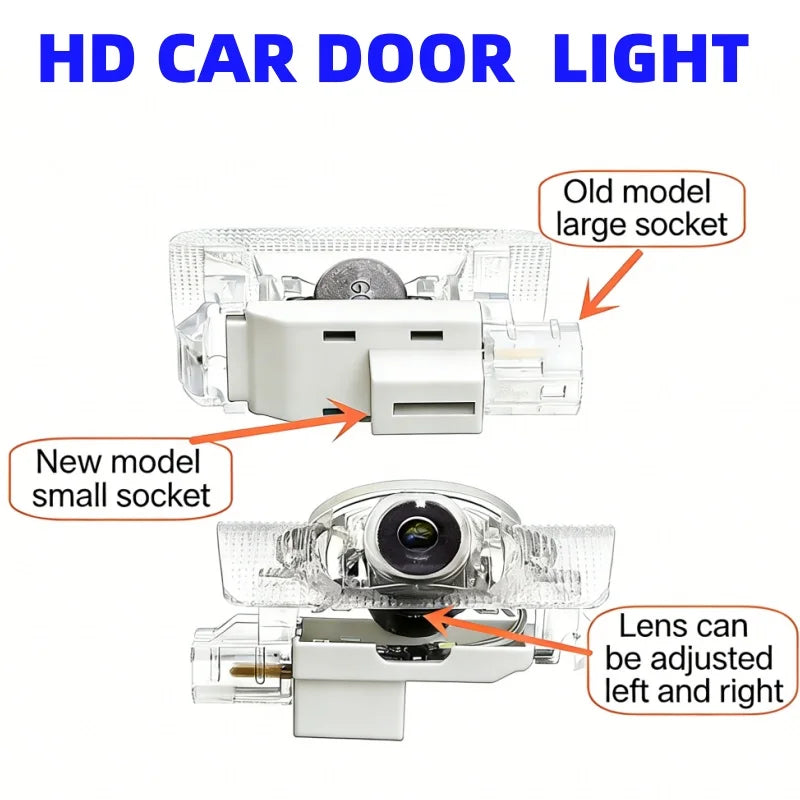2PCS LED Car Door Projector Welcome Ghost Shadow Light Acces