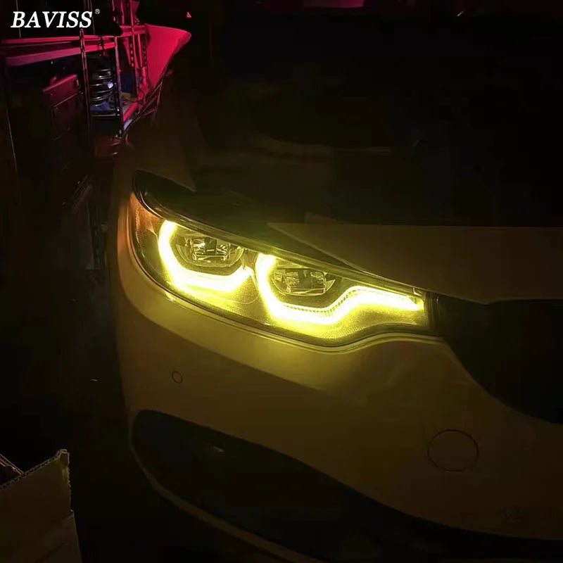 DRL yellow gold color LED board F80 F82 F83 F32 F36 F33 LCI daytime running light lemon yellow 1ste for F36