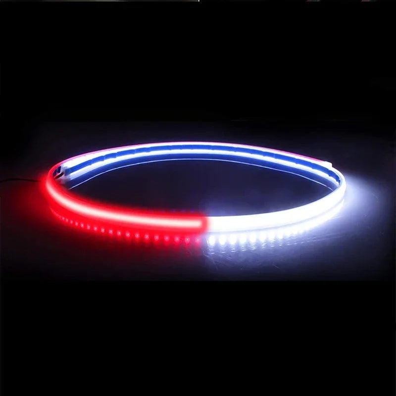 12V 120cm Car Door Decoration Welcome Light Strips Strobe Fl