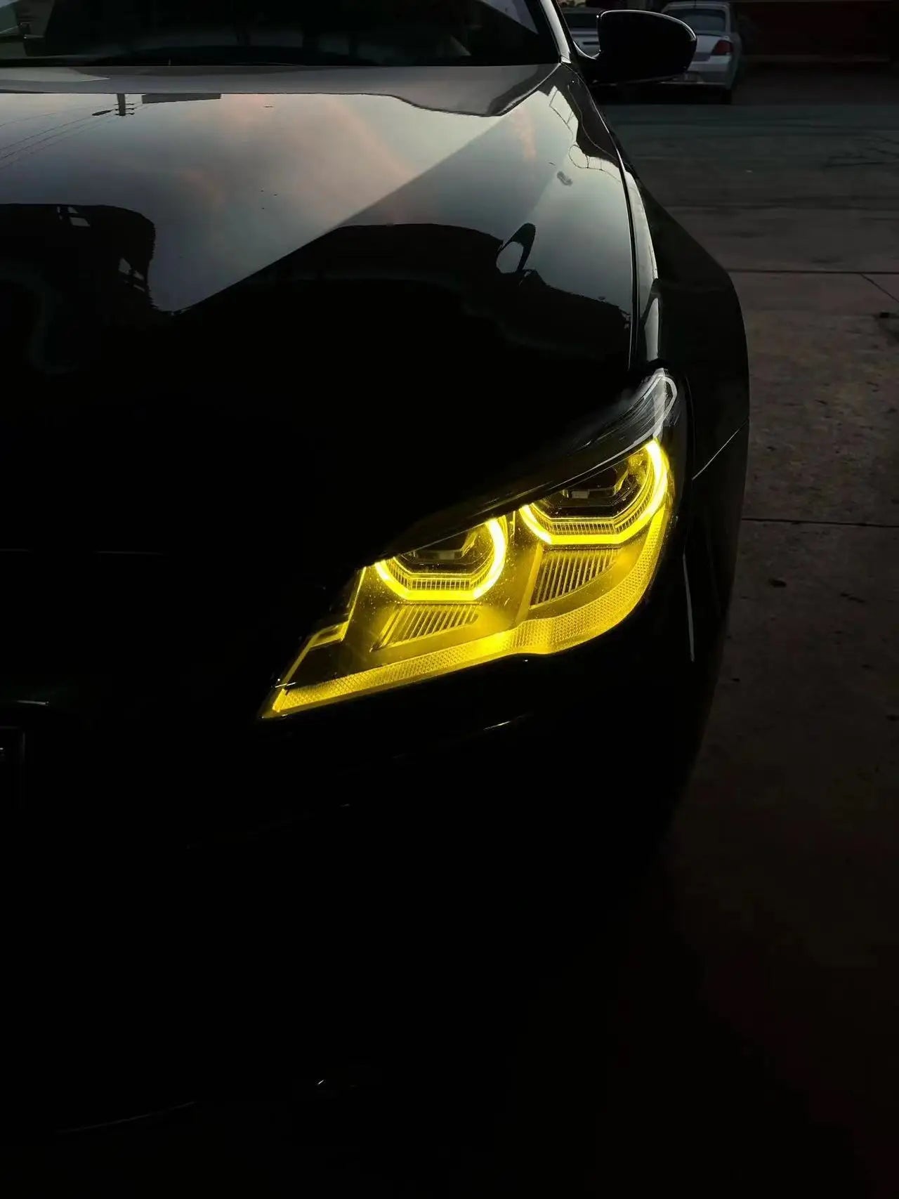 Headlight Yellow DRL LED Angel Eye Boards 7394901 Daytime Running Lights for BMW F13 F12 F06