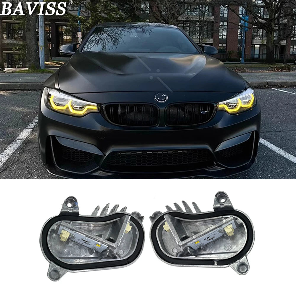 DRL yellow gold color LED Modules F80 F82 F83 lci daytime running light lemon yellow for BMW F80 F82