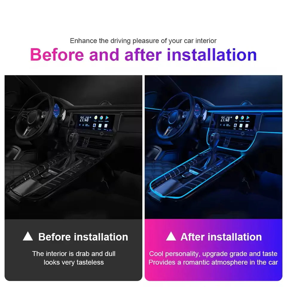 Car LED Flexible Strip Cool Light Fit For Toyota 4Runner 202
