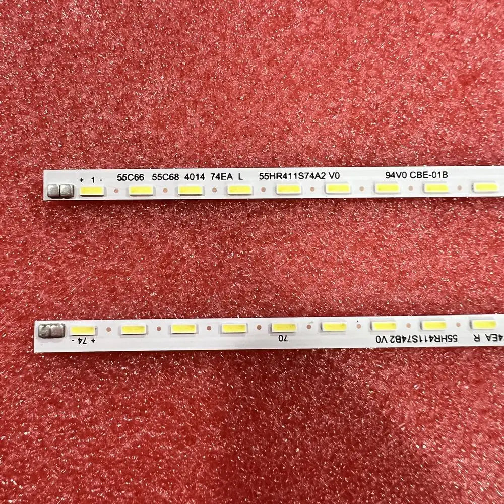 LED Backlight Strip for 2pcs/set LED Backlight Strip 74LED For TCL 55C66 55C68 55S515 55S515-B 55S517