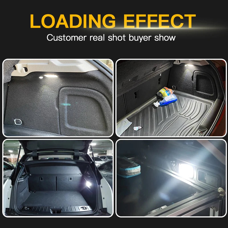 1/2PCS Car Trunk Interior Lamp and Lamp Shades for Chevrolet
