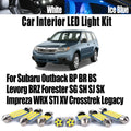 For Subaru Outback BP BR BS Levorg BRZ Forester SG SH SJ SK Impreza WRX STI XV Crosstrek Legacy LED Interior