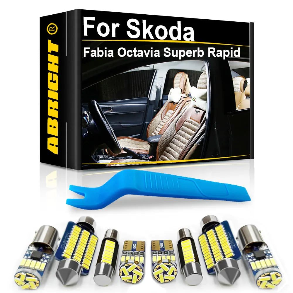 Car LED Interior Light Canbus For Skoda Superb 1 2 3 3U 3T 3