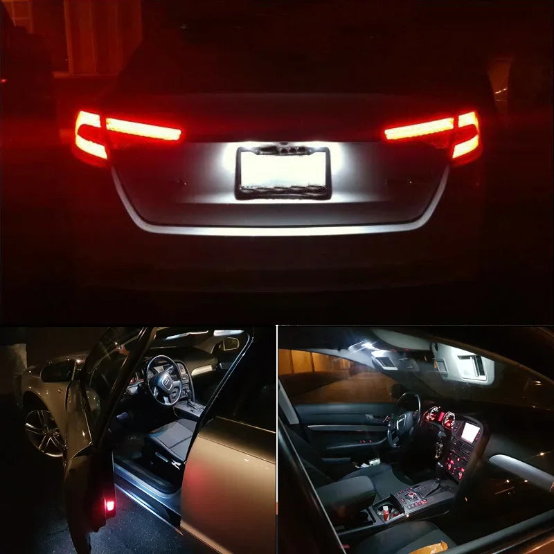 14Pcs Canbus LED Interior Ceiling Map Dome Trunk Light Kit F