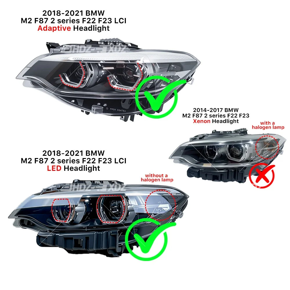 DRL LED Module Angel Eyes For BMW M2 F87 2 Series F22 F23 LCI 2018-2021 Daytime Running Light Boards