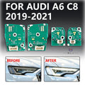 Headlight LED Chip DRL Light Turn Signal Board White DRL Boards Daytime Running Light for Audi C8 A6