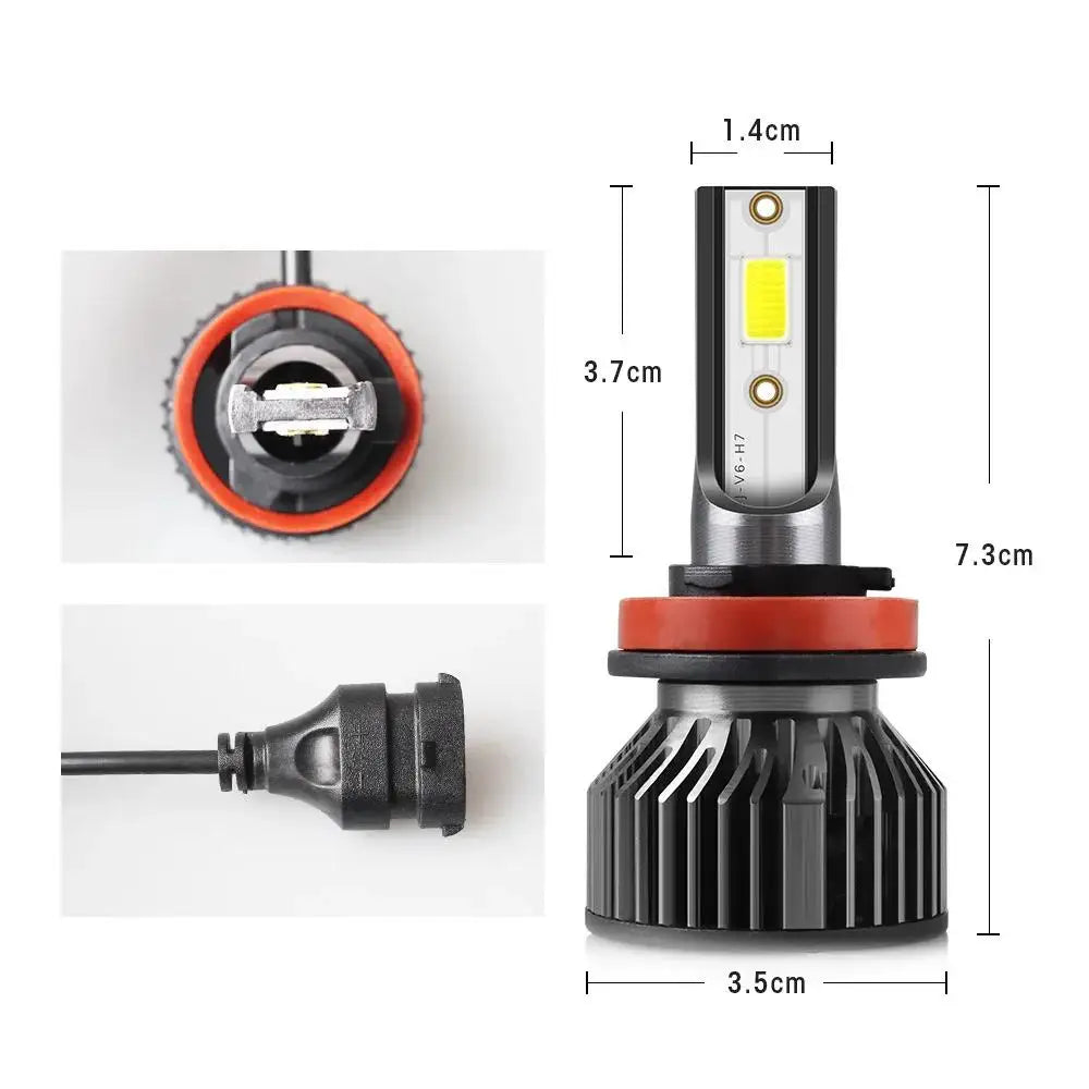 LED Car Headlight Bulbs Mini Size H4 H11 H7 LED Car Headligh