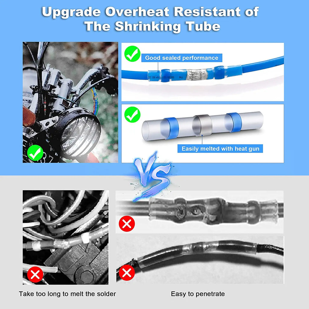 Heat Shrinkable Wire Connectors SST21 Waterproof Sleeve AWG2