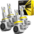 2X AUXITO Q16 Turbo H11 LED Headlight High Power Canbus Whit