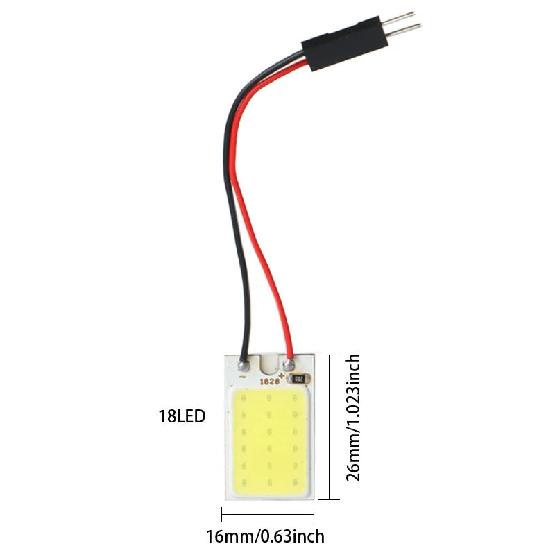 4/8 PCS Car Interior Accessories 18/24/48 SMD T10 4W 12V COB Car Interior Panel LED Lights Lamp Bulb Car Dome Light Car Panel