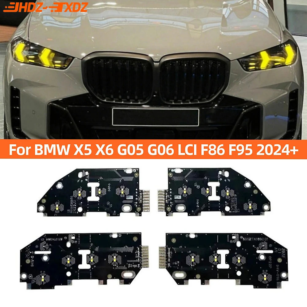 DRL LED Board For BMW G05 G06 X5 X6 F95 F96 LCI 2024 2025 Headlight Daytime Running Light Module Angel Eye