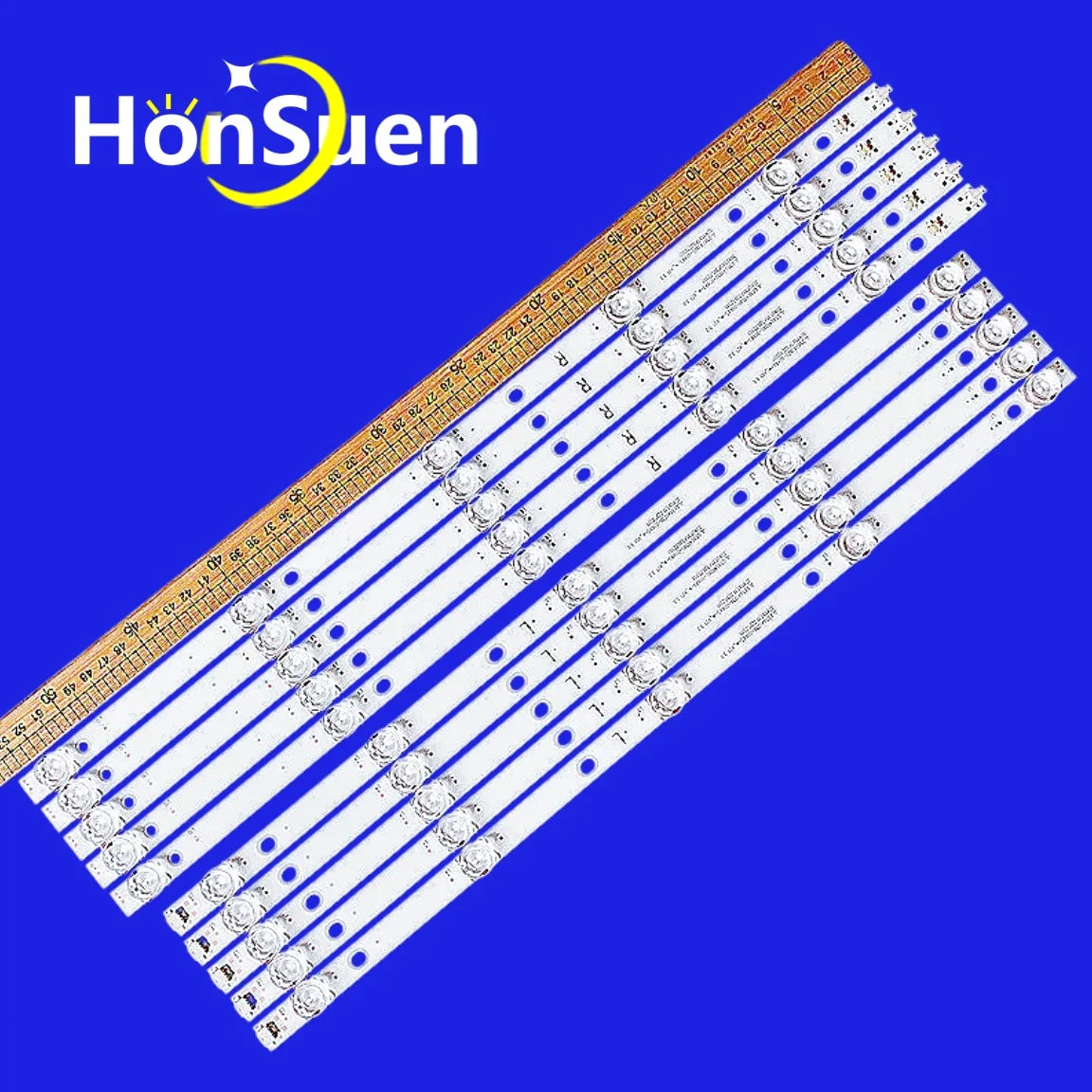 LED Backlight Strip for Edenwood ED55A03UHD ED55C05UHD JL.D550A1330-083HS-M ED55C05UHD-MM - Replacement TV