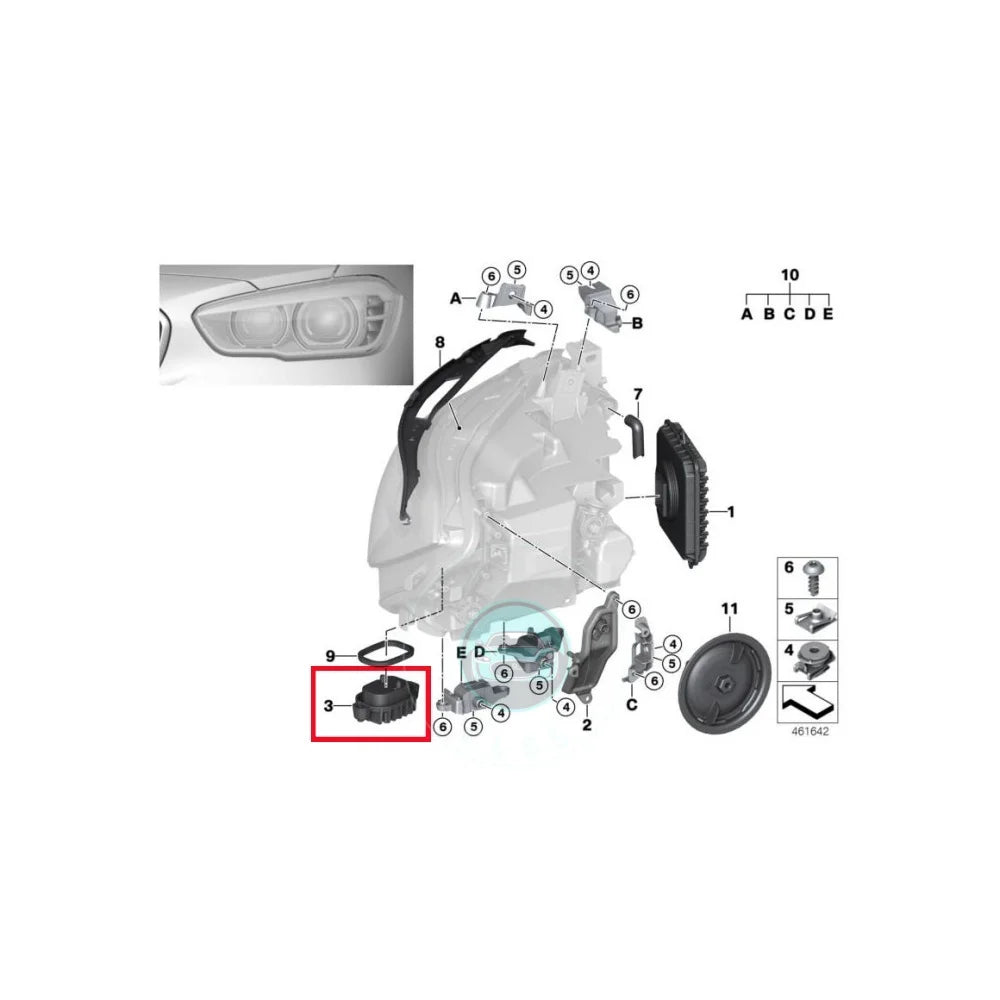 DRL LED Board Daytime Running Lights Module 63117428425 For 2015 -2019 BWM F20 F21 LCI for F21 F20