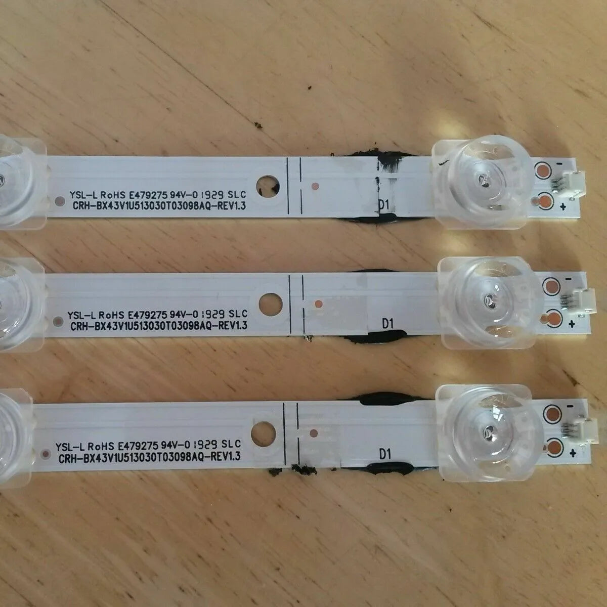 LED Backlight Strip for 3pcs/set LED Backlight strips for 43H6F 43R6000FM 43H6570F 43R6E1 H43B7300 R43B7120UK