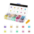 100 Pcs Mini fuses Kit Blade Fuse Assortment Kit with Puller