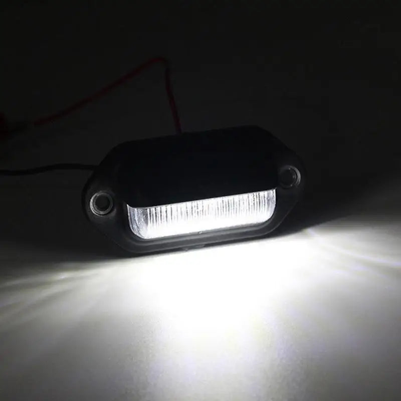 6 LED Car License Number Plate Light For SUV Truck Trailer V