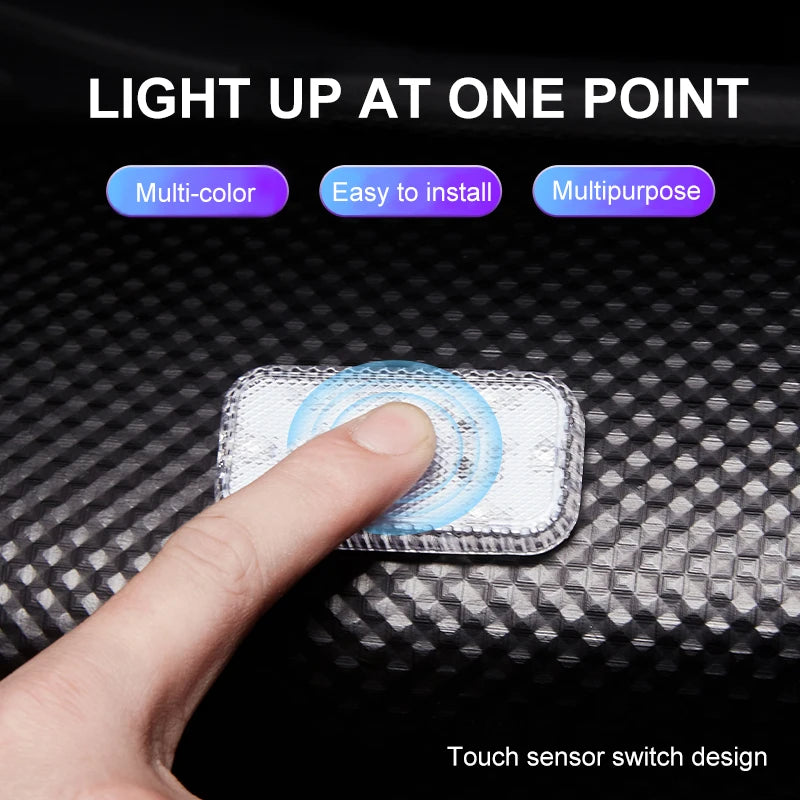 LED Touch Light Mini Wireless Car Interior Lighting Auto Roo