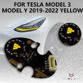 Angel Eyes LED DRL Light Source Chips Boards Daytime Running Light Replacement Parts Fit Tesla Model 3 Model