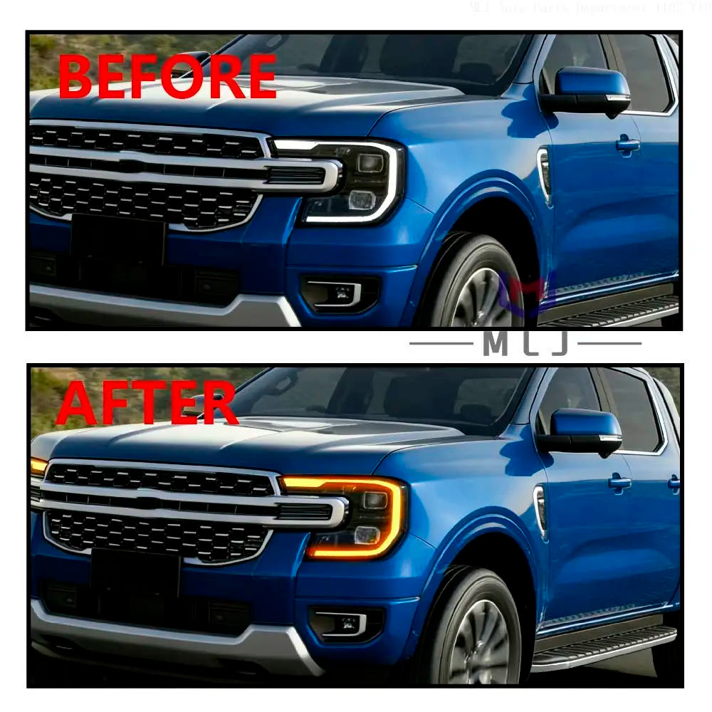 Headlight Amber Yellow Angel Eyes Daytime Running Lights Chip DRL Module Car Accessories for Ford T9