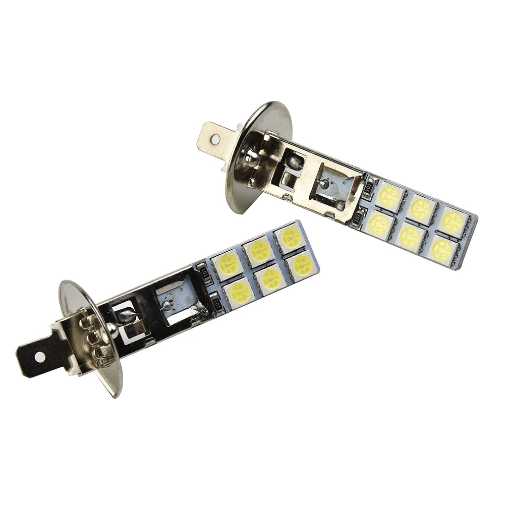 2PC NEW H1 6000K Super White 55W LED Headlight Bulbs Kit Fog
