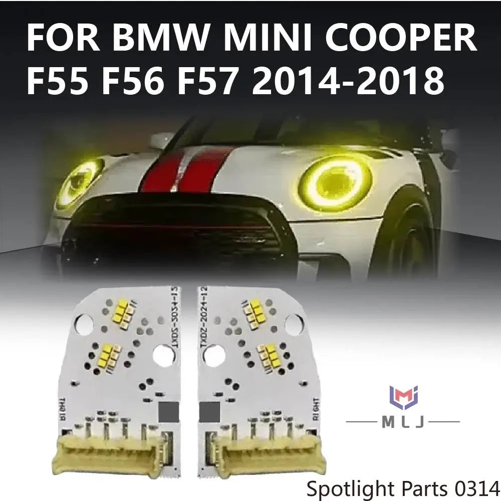 Angel Eye Chip LED Headlight Yellow DRL Board 63118737591 63118737592 Car Accessories for BMW F57 F55 F56