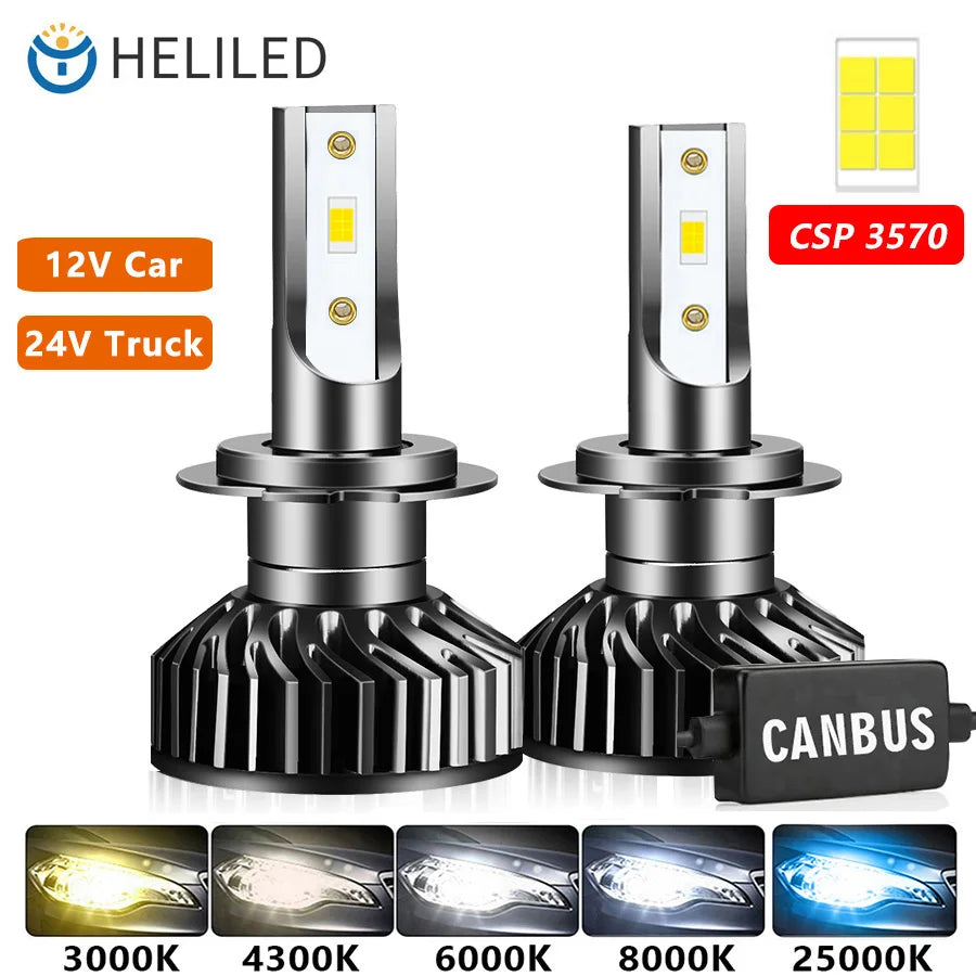 Car Headlight For 24V Truck 3000K 4300K 6000K 8000K 25000K H