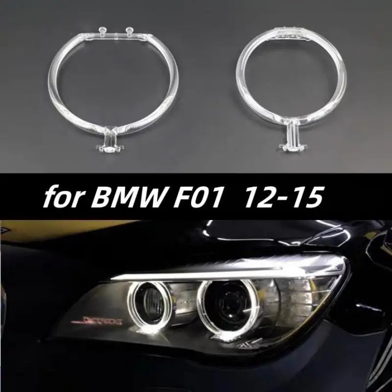 Angel Eyes Headlight DRL Daytime Running Light Plate Guide Tube Strip for BMW F01