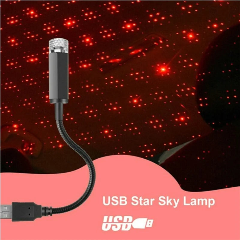 Portable Mini Decorative Lamp LED USB Adjustable Wedding Car