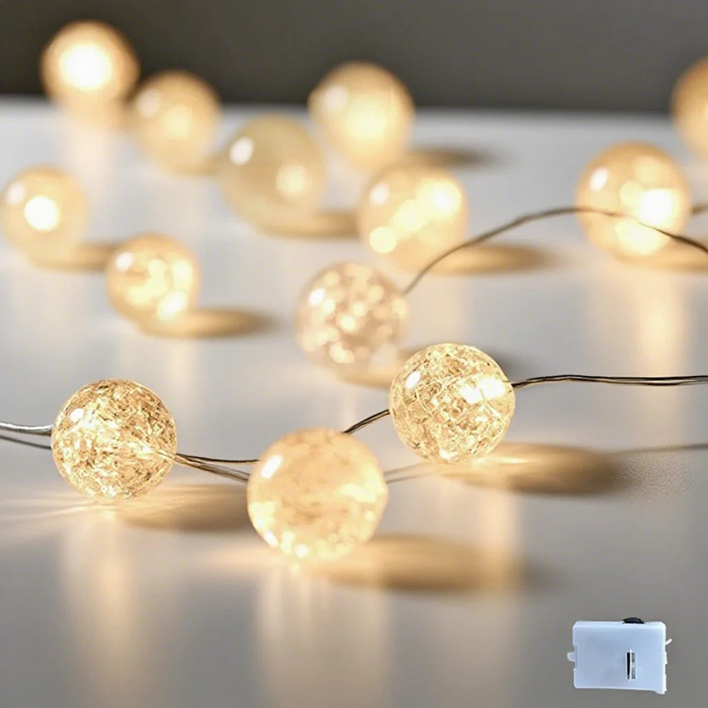 LED Lights Garland Fairy Lights String AG13 Battery-operated