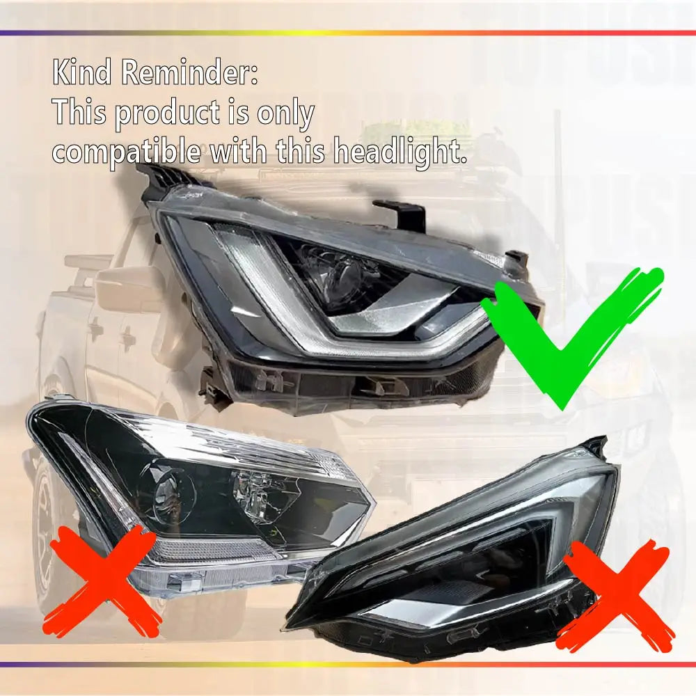 DRL Daytime Running Light Chip Module for Isuzu D-Max 2021+ Headlight Upgrade Replacement Accessory