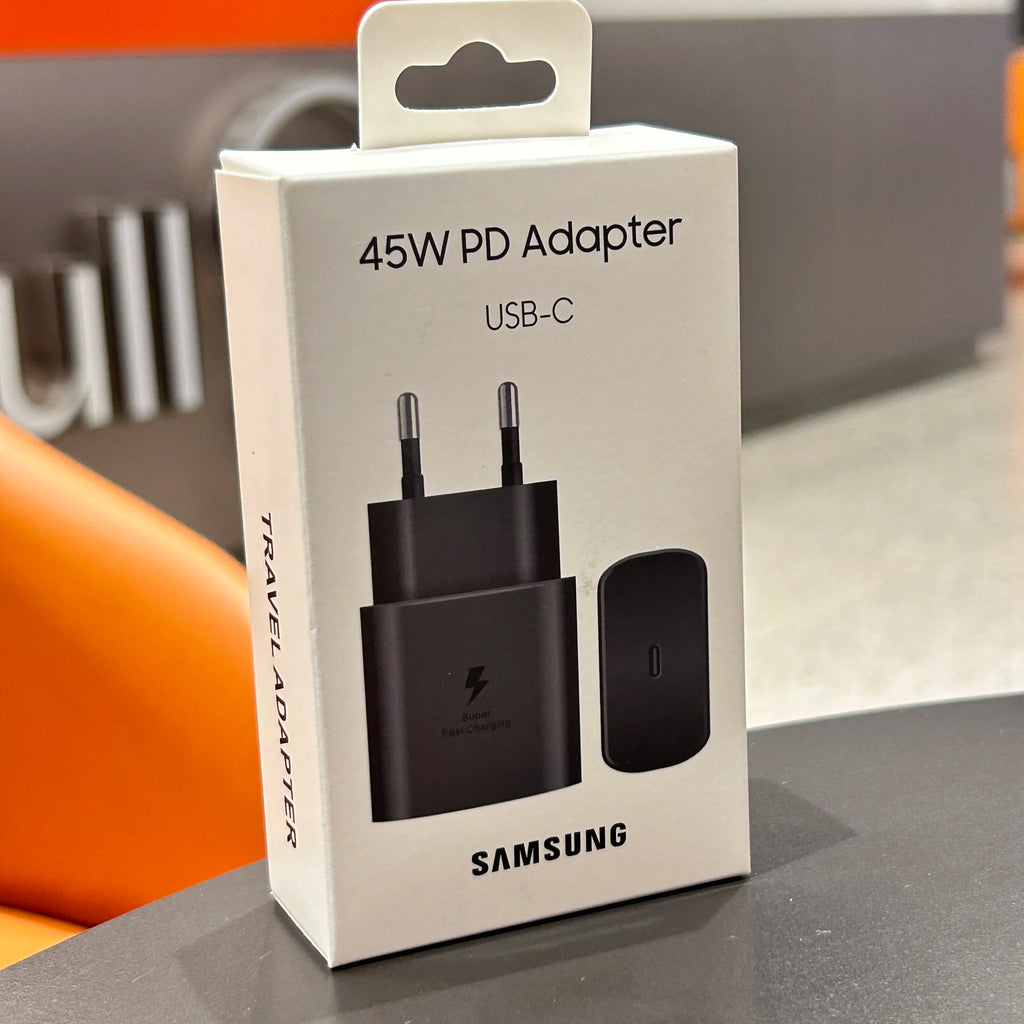 Samsung 45W PD Charger Super Fast Charging For Galaxy S25 Ultra Plus FE S24 S23 S22 A56 A55 A36 A17 EU Adapter 5A Type C Cable