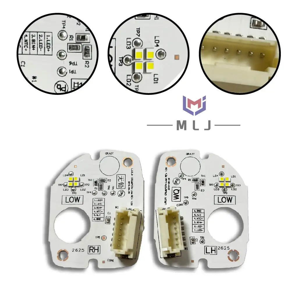 DRL Replacement LED Light Source Module Halo Angel Eyes White Board For Renault Arkana 2021-2025 Headlamp for