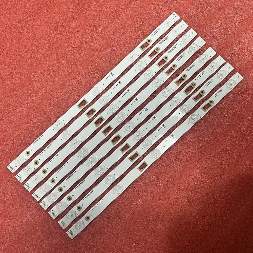 LED Backlight Strip for 8PCS LED backlight Strip 5LED For Toshiba 43E10 LVF430TVD0 E1 V39 TV 43L3500C