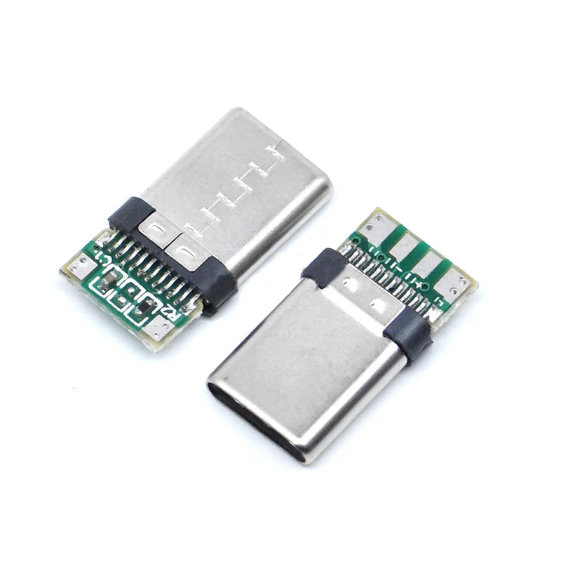10pcs USB 3.1 Type-C Connector 24 Pins Male / Female Socket 