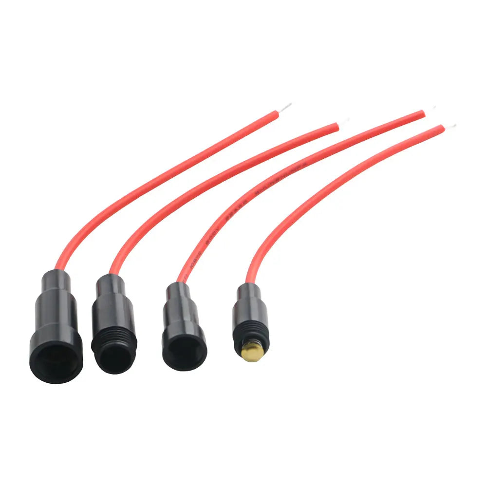 5PCS Glass Fuse Holder 5 20mm 6 30mm Screw Type with 22-14 A