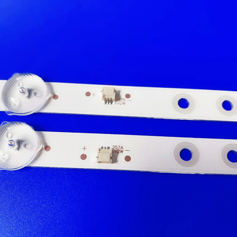 LED Backlight Strip for 100% New 2pcs/Kit LED strips for 32 TV AKAI AKTV3225 ROMSAT 32HSK1810/T2 TELESYSTEM