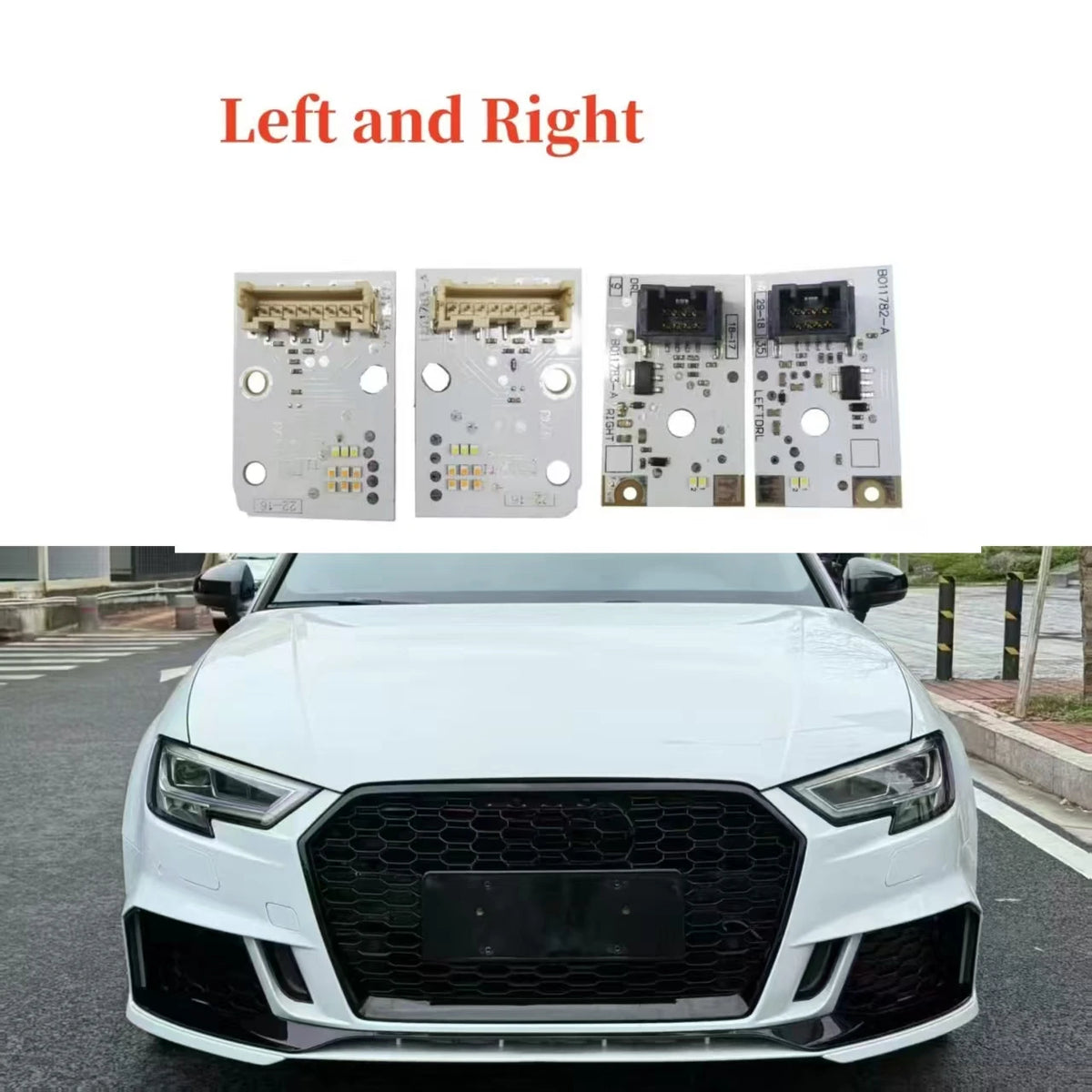 DRL Daytime Running Light Source Board 8V0998474A 8V0998473A For Audi A3 S3 2017-2020 LED Headlight