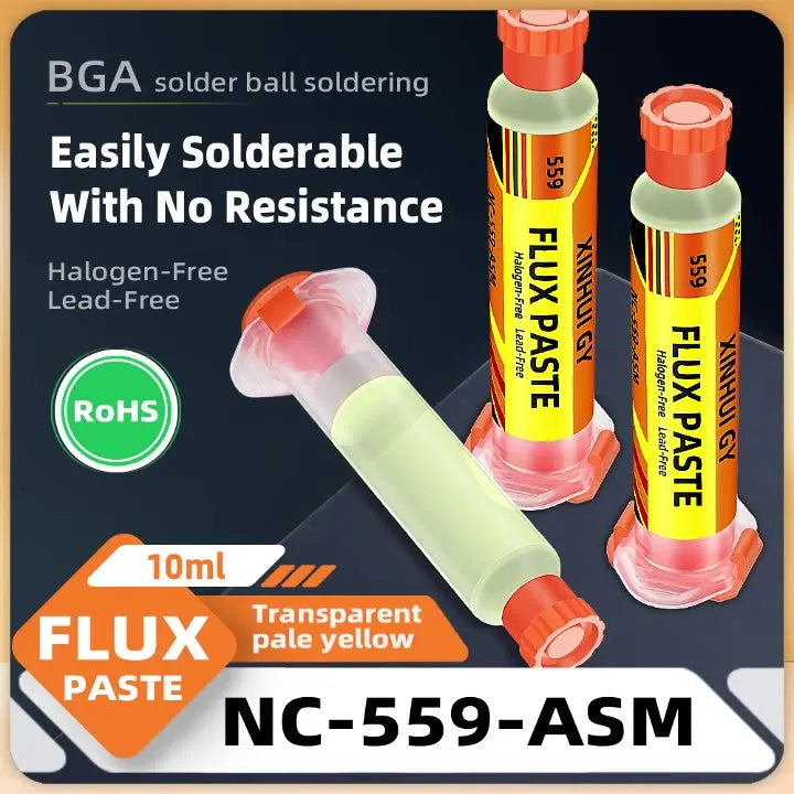 RMA 559 BGA Flux Paste Lead Free Halogen Free No Clean High 