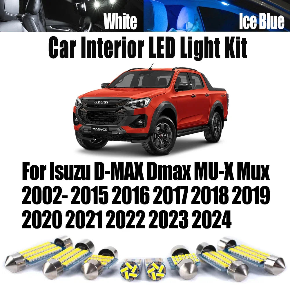 LED Interior Light Kit for 2002-2018 - Canbus Error-Free Interior Bulbs