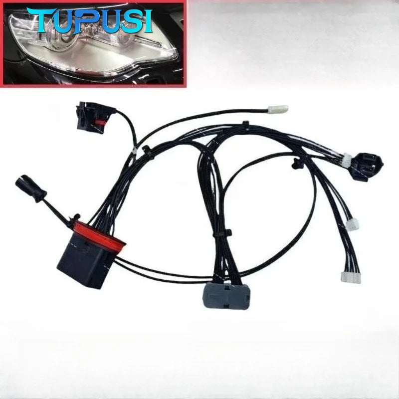 Headlight Wiring Harness for VW Touareg 2007-2010 Headlight Internal Wire Harness Plug Wire Harness Assembly