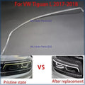 LED Headlight DRL Light Guide Plate Light Guide Tube Daytime Running Light Guide for VW 2017-2020