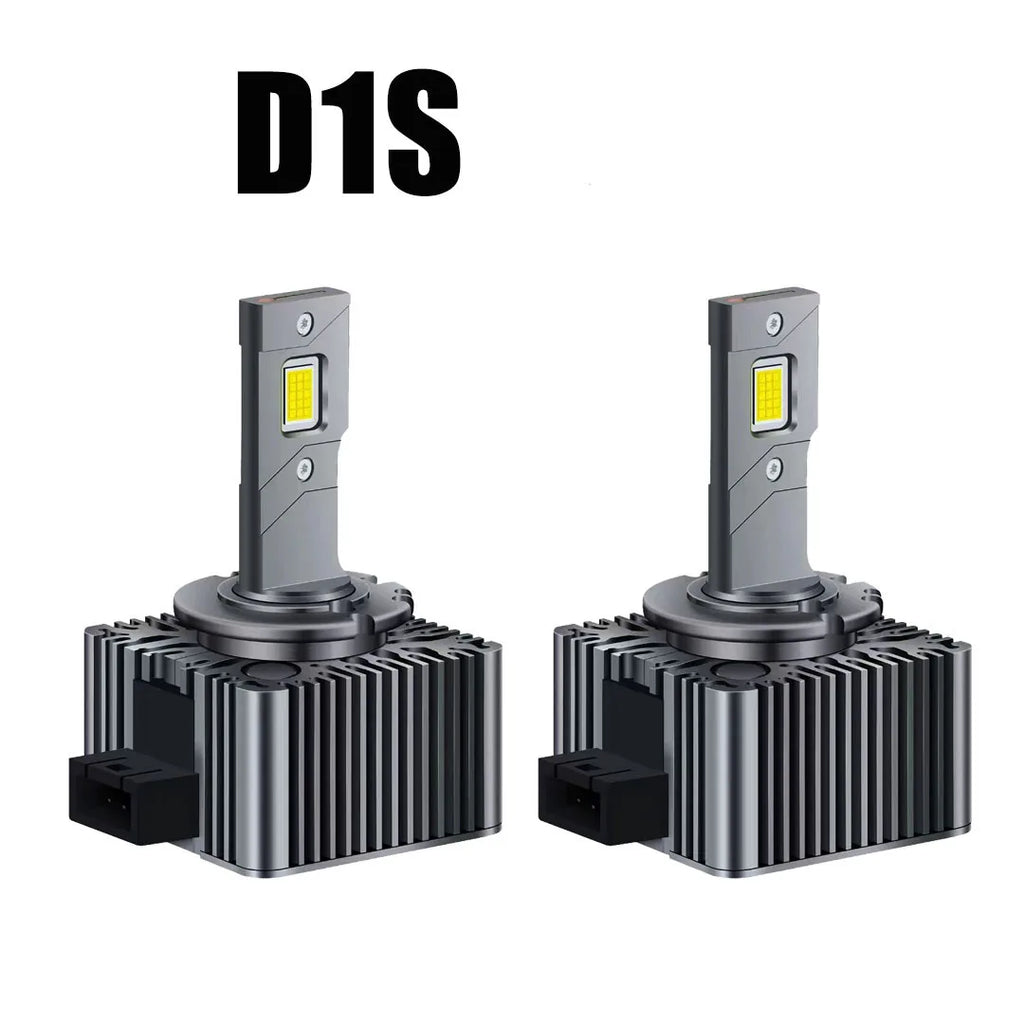 2PCS D1S D3S LED 300W Car Headlights Bulbs D2S D4S D5S D8S Turbo Fan Cooling 30000LM 1 1Replace Xenon Universal Lights Plug&Play