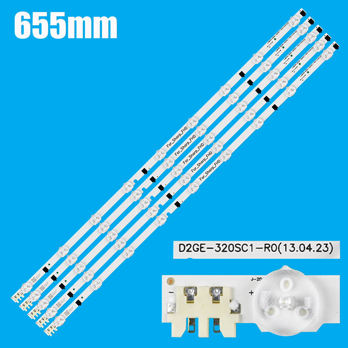 LED Backlight for D2GE-320SC1-R0 UE32F5000AK UE32F5000AW 32 